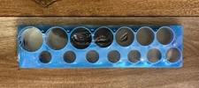 Mechanics Time Saver Magnetic SAE / Metric Socket Holder Organizer MTS5010 / NEW