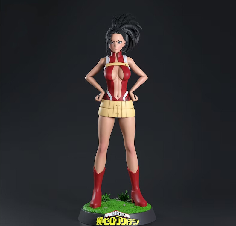 momo様 1/24 1/18 Momo Yaoyorozu NSFW Unpainted Unassembled 3D