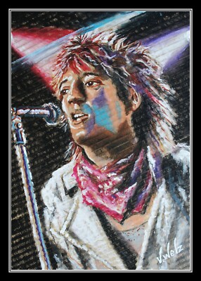 Rod Stewart Small Faces Jeff Beck 70er 80er Glam Rock POP  Druck Volker Welz AK