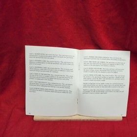 NES manual taboo the 6th sense with Arcana legend. Paper only no game