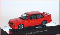Bmw M3 Sport Evolution E30 1990 - Rot Red Rouge Rosso Rojo - Autoart 50561 1:43