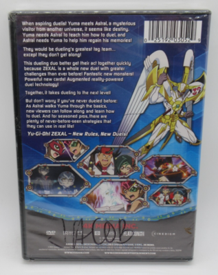 YU-GI-OH: ZEXAL - SEASON 1 VOLUME 1 ANIMATED 2-DISC DVD SET, NEW