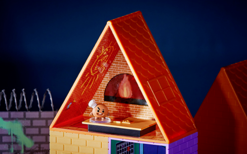 BT21 BTS KPOP Official Goods 5TH ANNIVERSARY MINI DOLLHOUSE