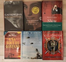 Lotto 6 libri usati, narrativa varia, romanzi  edizione economica, autori vari