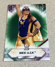 2021 Topps WWE RAW Light Green #123 Nikki A.S.H. /199