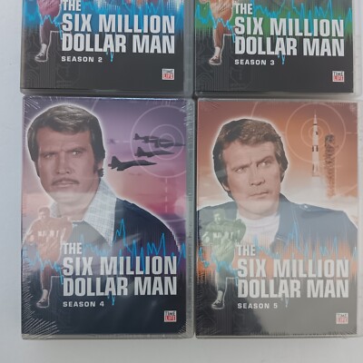 The Six Million Dollar Man DVD Set Seasons 2,3,4,5 Time Life Lee