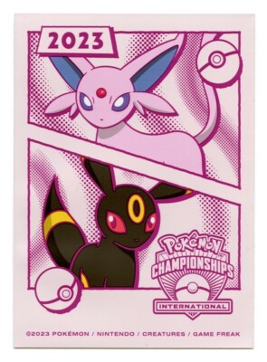 2023 Internationals Umbreon & Espeon Individual Card Sleeve Pokemon  Original | eBay