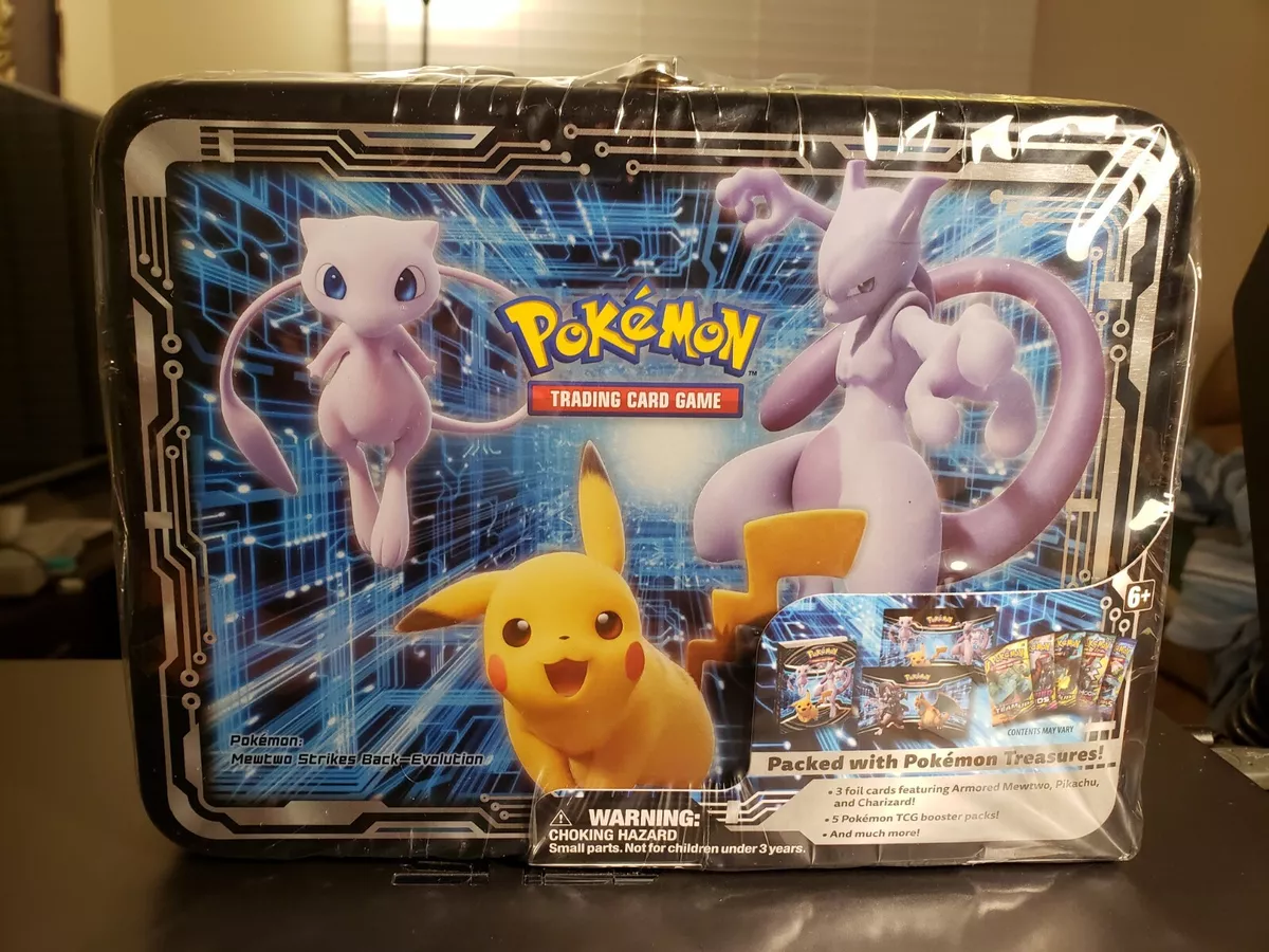 Pokemon Collectors Chest Tin Opening