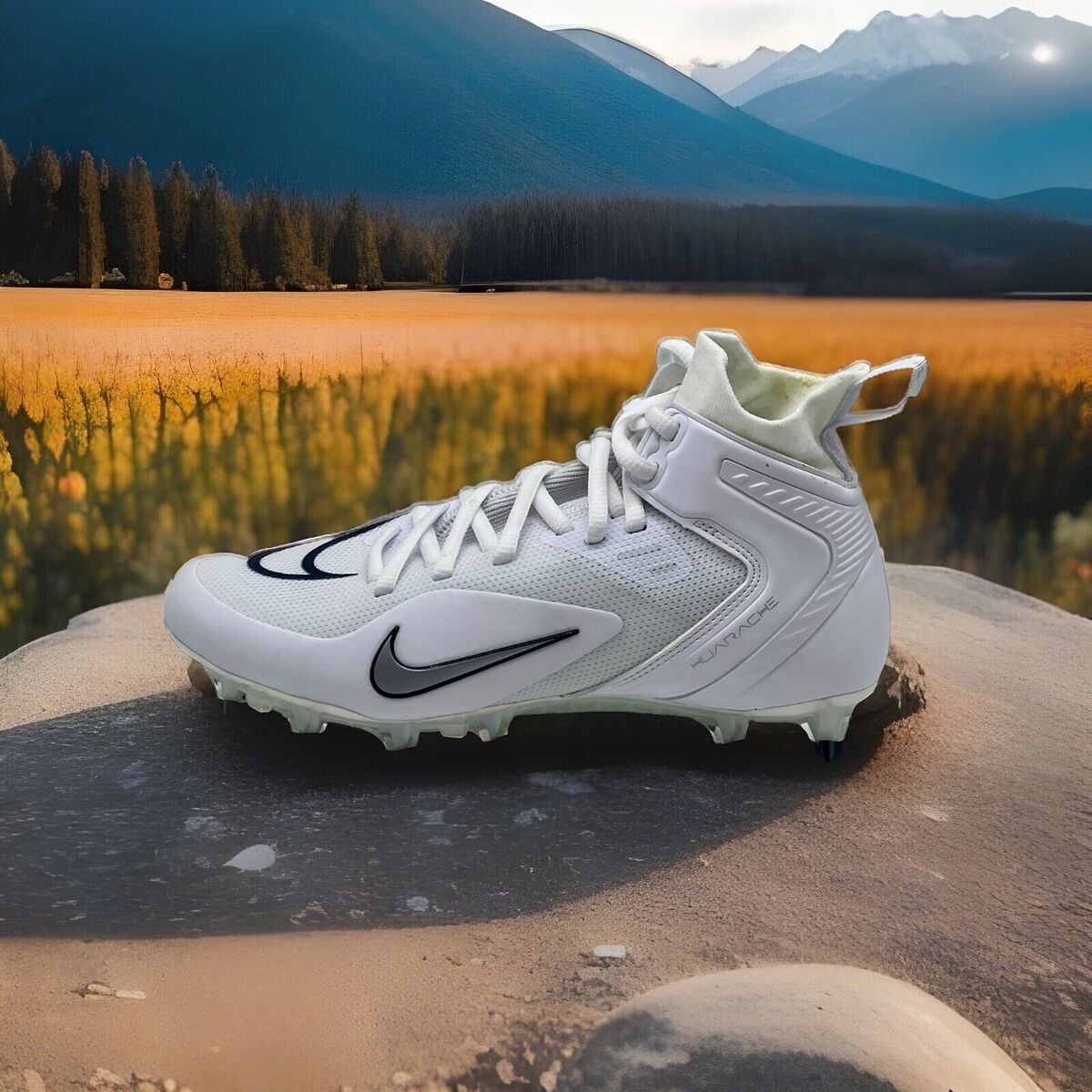 Mens Nike Alpha Huarache 8 Elite Football Lacrosse Cleats Mens Nike Alpha Huarache 8 Elite Football Lacrosse Cleats
