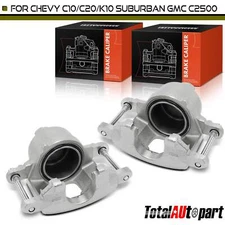 2x Brake Caliper for Chevy C10 C20 K10 Suburban GMC C2500 C3500 Front LH & RH