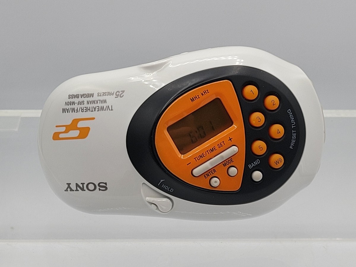 Sony Walkman SRF-M80V AM/FM Weather Sport Radio + JBL FOCUS 300