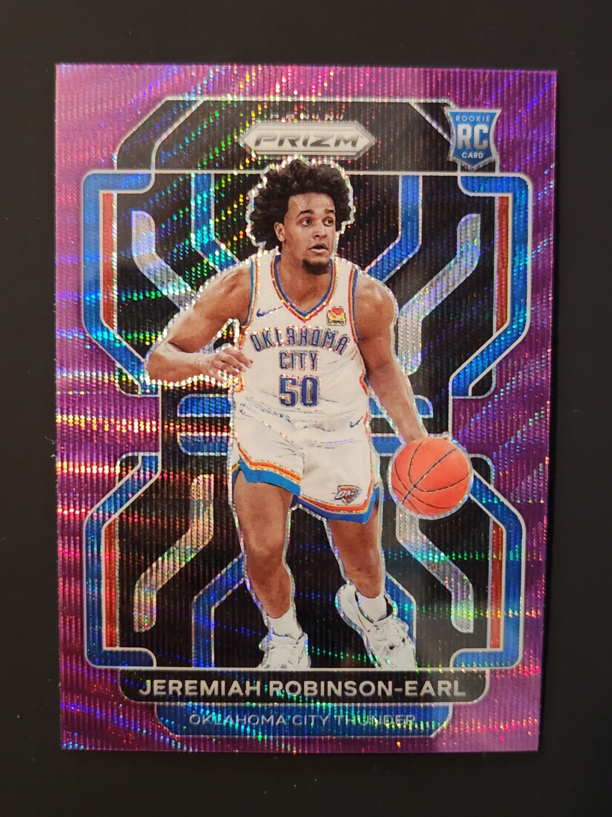 2021 Panini Prizm Purple Wave Jeremiah Robinson-Earl #319 Rookie RC