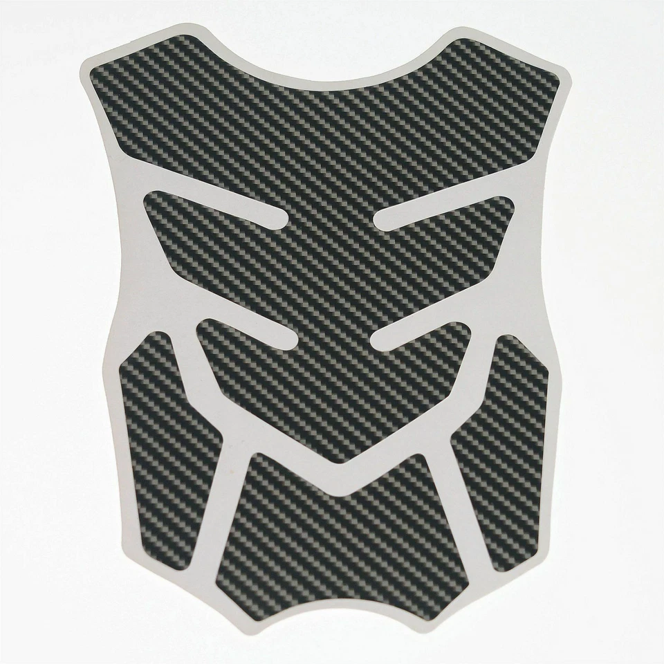 Adhesif Protege Reservoir Moto Motard Autocollant Sticker Universel carbone
