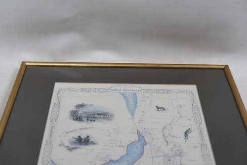Antique Map of Part of South Australia by John Tallis c1851 - Reproduction - Picture 15 of 21