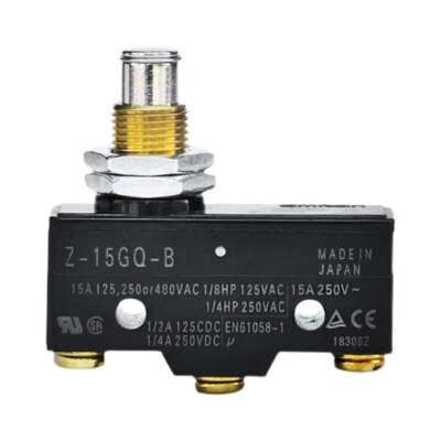 Z-15GQ-B General Purpose Basic Switch, Medium OP 15A Rated Current