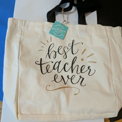 teacher reusable bag
