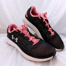 Under Armour Charged Pursuit Running Sneakers Youth Girls Size 7 Pink Navy
