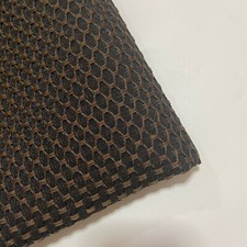 Thick Vintage Speaker Grill Cloth Stereo Grille Jacquard Fabric Black Brown