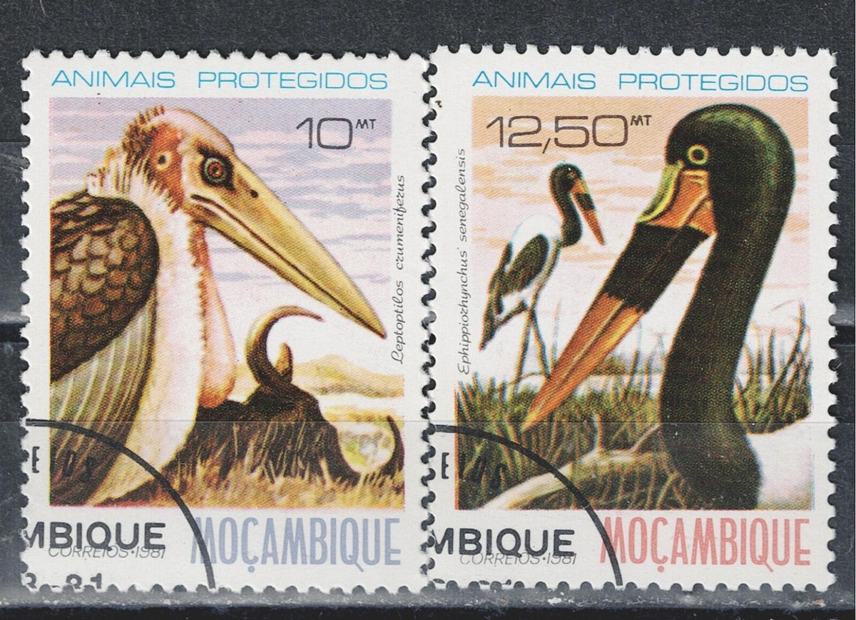 Mozambique Fauna Birds Pelicans stamps 1991 A-24