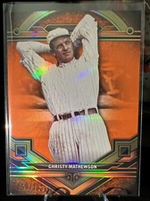 2024 TOPPS TRIPLE THREADS CHRISTY MATHEWSON AMBER 58/199🔥🔥GIANTS🔥🔥