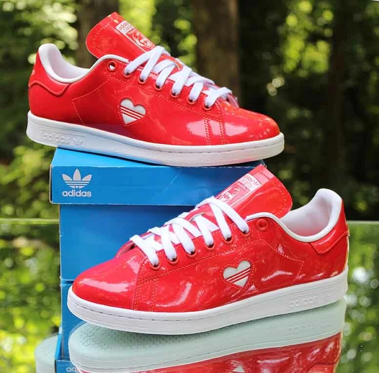 Adidas Stan Smith Valentines Day Women's Size Red White G28136 | eBay