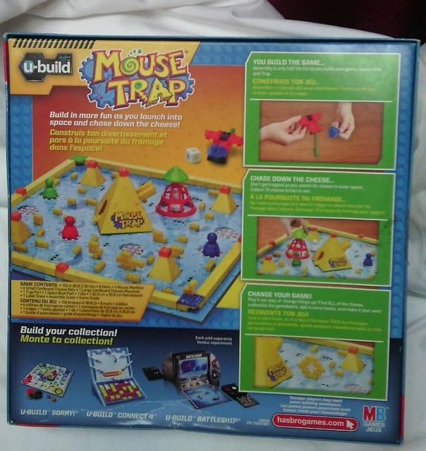 100 Complete U-build Mouse Trap Game by Hasbro 2010 Mousetrap EC for ...