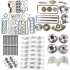 4.2L Engine Rebuild Overhaul Kit Piston Gasket Timing Chain for Audi A6 A8 Q7 VW