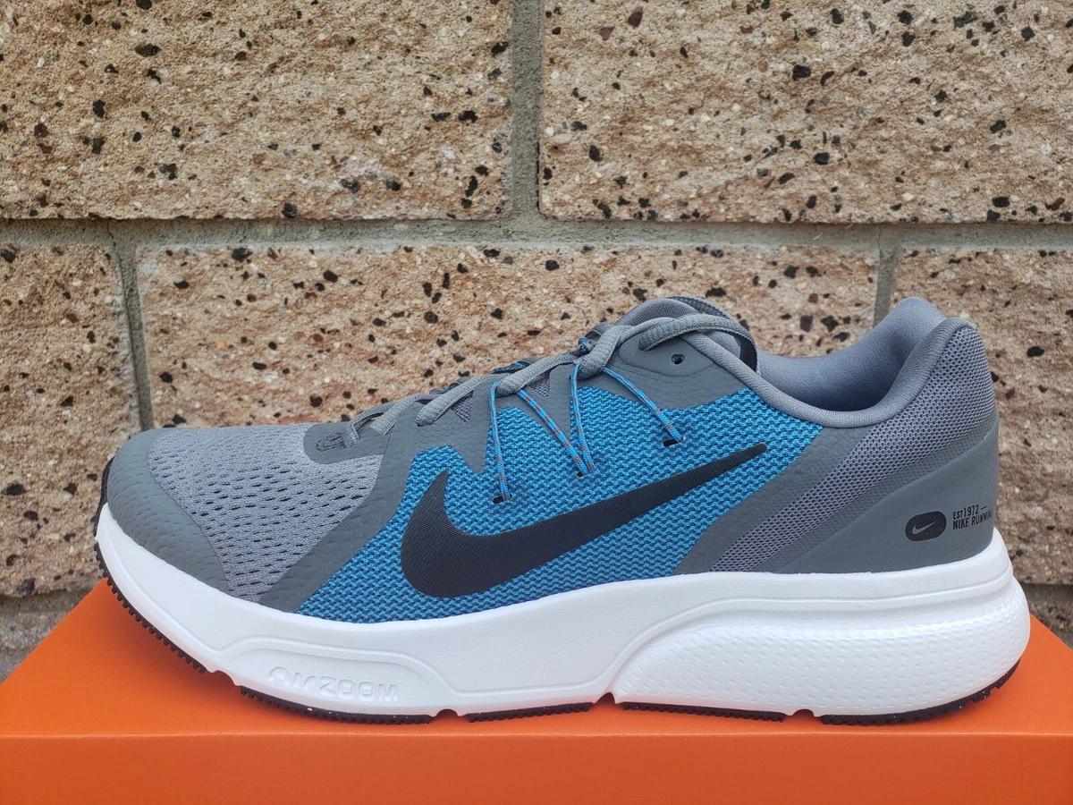 Nike zoom Span 3 Running Shoes Smoke Grey Photo Blue CQ9269 014 Men s Size 10