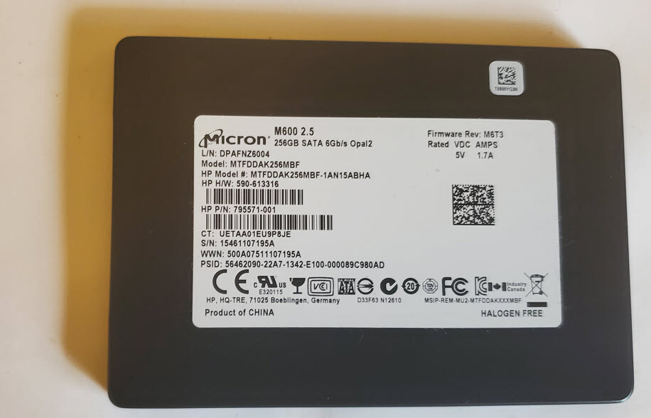 ②-W918-Micron SATA 256GB 2.5インチ SSD 4点 ②-W918-Micron SATA 256GB 2.5インチ SSD 4点 - メルカリ
