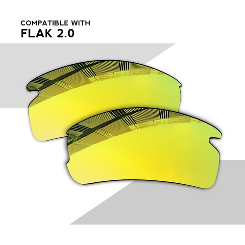Wholesale POLARIZED Replacement Lenses for-Oakley Flak 2.0 OO9295 Sunglasses - Afbeelding 9 van 18