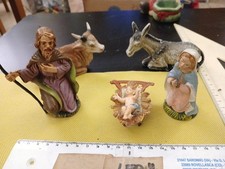 personaggi presepe NATIVITÀ vintage - made in Italy in plastica 