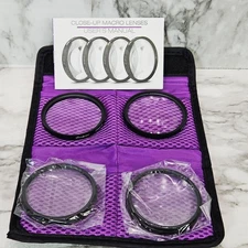 Altura Photo 58m Close-Up Macro Lenses 4 Pcs Pouch +1, +2, +4, +10