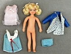 Vintage Tutti MELODY in PINK #3555 DOLL & DRESS & Ship-Shape #3602 Outfit