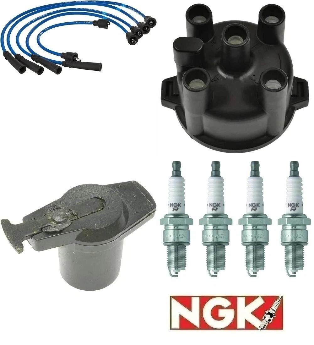 Suzuki Samurai 86-89  Sidekick 1989 1.3 NGK Spark Plugs  Wires - Cap  Rotor