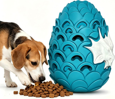Dragon Egg Dog Chew Toys for Aggressive Chewers - Toughest Indestructible Dog To
