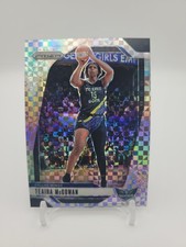 TEAIRA MCCOWAN - 2024 Panini WNBA Prizm Checkerboard Prizm #105 - Wings - SSP
