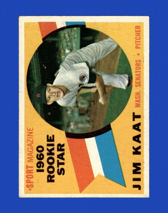 1960 Topps Set-Break #136 Jim Kaat EX-EXMINT *GMCARDS*