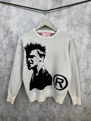 Tyler Durden Joy Divizn Fight Club Sweater Disclaimer Sweatshirt Brad Pitt Gr.M