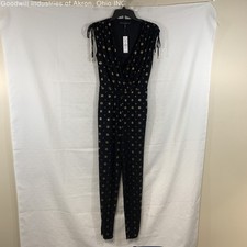 NWT White House Black Market Black Women's Wrap Jumpsuit, Sz. XXS