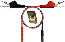Bed-of-Nails Alligator Clip to Banana Plug Silicone Test Lead 18 inch - 13 AWG
