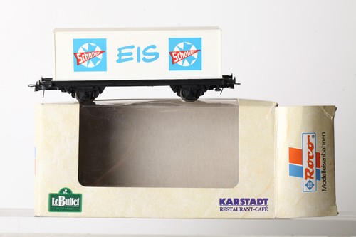 Roco H0 Werbewagen Kühlwagen Schöller EIS  Karstadt  in OVP (37386) 5956 | Zustand: Gebraucht