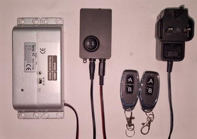 Fernbedienung Schlossset (2 Schlüssel Set) Notschloss Ein/Aus Schalter (1 Meter Kabel)