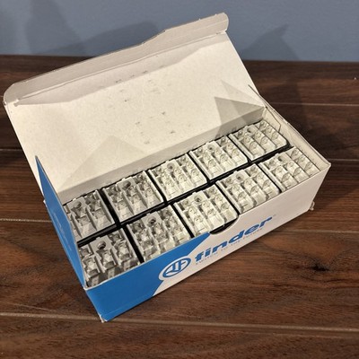10× Finder 62.33.9.024.0300 24VDC 16A 3PDT  8-Pin Blade Power Relays New In Box