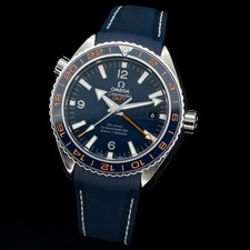 2025 Omega Seamaster Planet Ocean GMT 600M Blue 43.5mm 232.32.44.22.03.001 Full