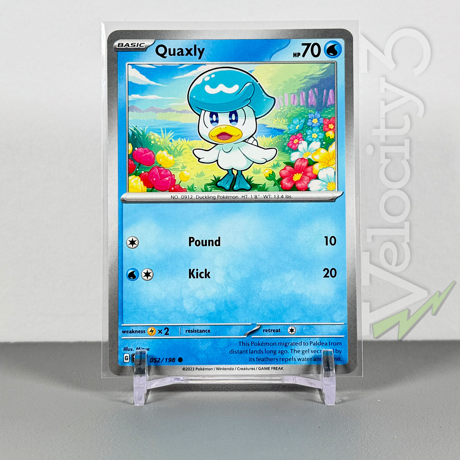 Pokemon TCG Card - Quaxly 52/198 Common | 2023 Scarlet & Violet | NM/Mint