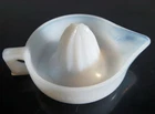 Vintage McKee Sunkist Milk Glass  Fry Opalescent  Juicer Reamer  Pat # 68764