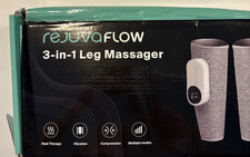 Rejuvaflow 3-in-1 Leg & Calf Massager Adjustable Compression Single Pack