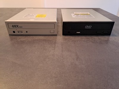 2 IDE ATAPI CD ROM LAUFWERK PAN-INTERNATIONAL 482D & DVD ROM LAUFWWERK DHI-G40