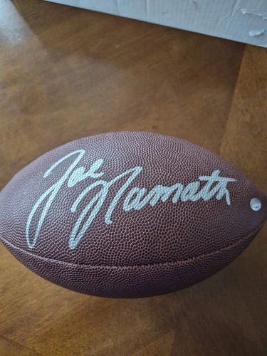 Joe Namath Autographed Signed Wilson NFL Football COA #PC600627 AUTO