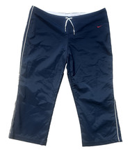 Vintage Y2K Nike Capri USA Womens Size Large Blue Polyester Track Sportswear